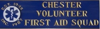 Chester First Aid Squad Sign
