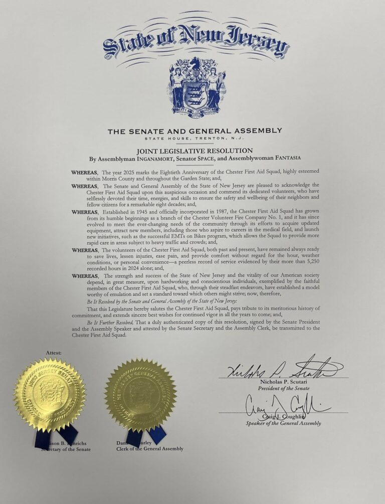 NJ State Assembly Resolution